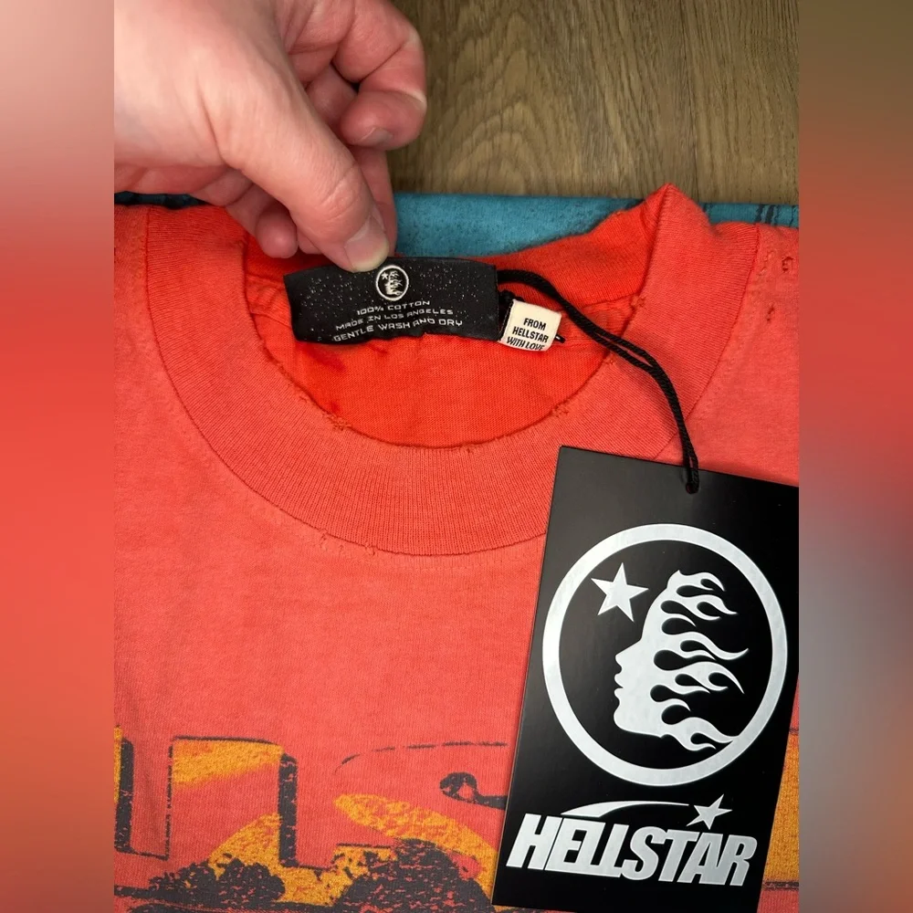 Hellstar Rasta ‘Multi’ T-Shirt - Picture 6 of 9